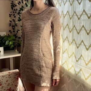 By Corpus Tan Knit Sweater Dress / Tunic